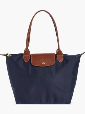 Longchamp - Medium Le Pliage Nylon Shoulder - Marine